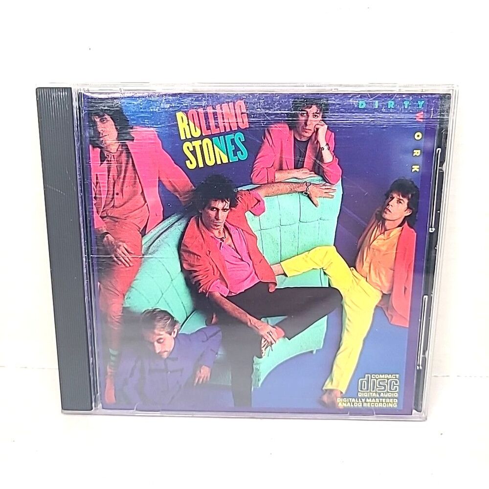 The Rolling Stones - Dirty Work (CD, 1986) Rolling Stones Records CK40250